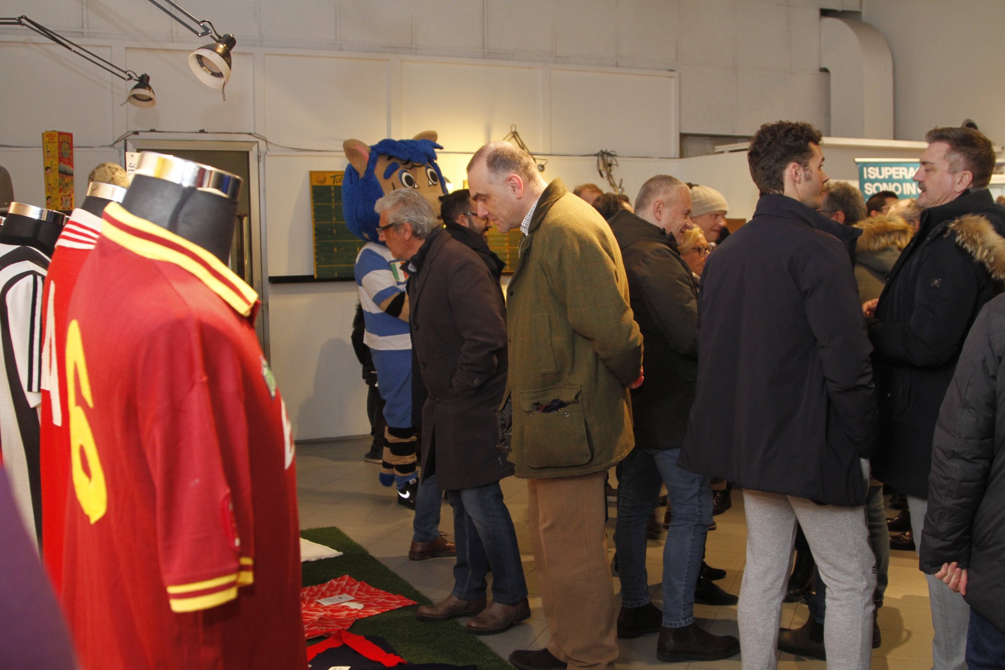 Visitatori alla mostra