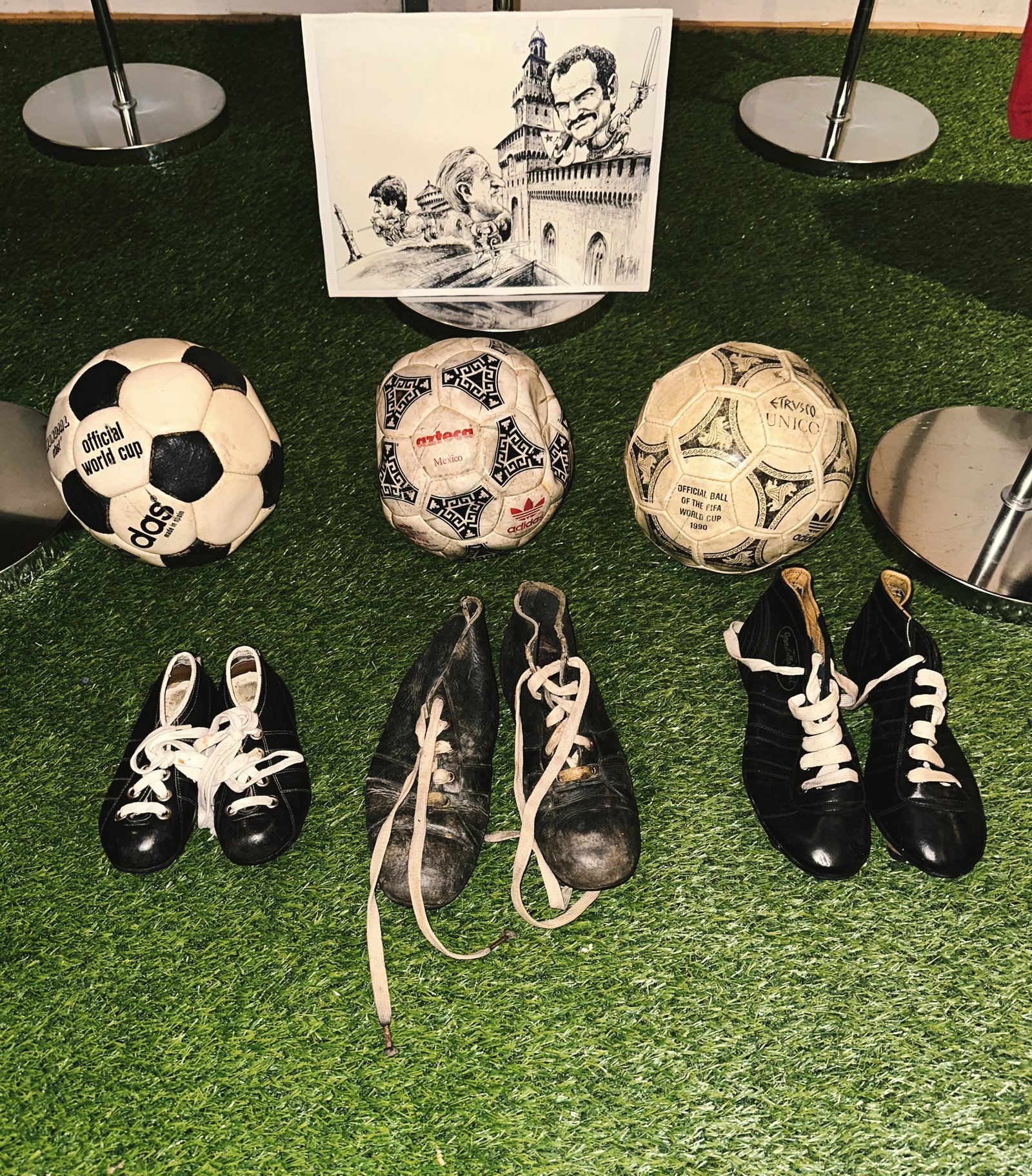 Palloni e scarpini dei Mondiali